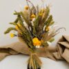 Droogboeket gele tinten